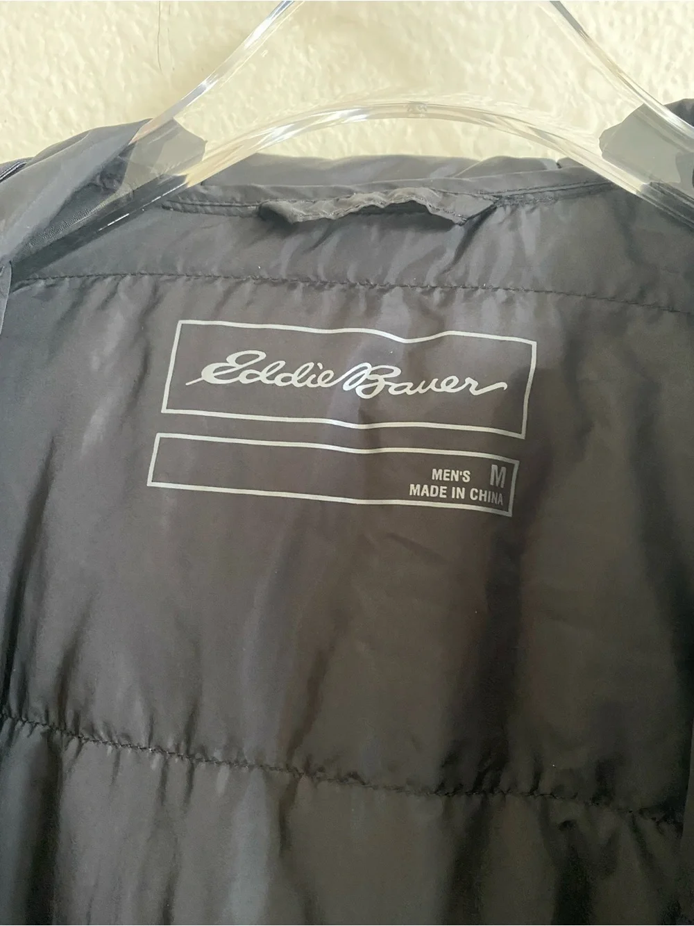 Eddie Bauer Men’s Wide Channel Hooded Down Jacket
